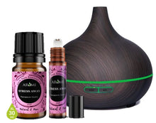 Afbeelding in Gallery-weergave laden, Set van Diffuser met Stress-Away 30ml en gratis Roll-on 10ml